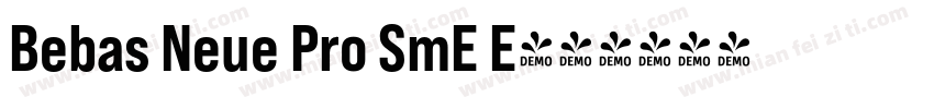 Bebas Neue Pro SmE E字体转换
